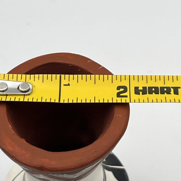 G. Garcia Mexican Vase Pot Vessel 3.75" x 2.25"  Hand Painted Signed Vintage - Picture 8 of 8